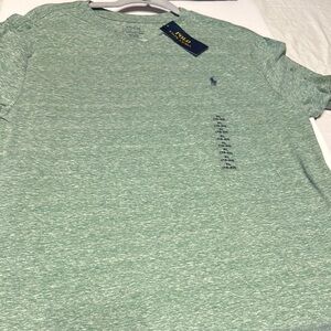 Polo by Ralph Lauren Green Short Sleeve Tee with Crew Neck